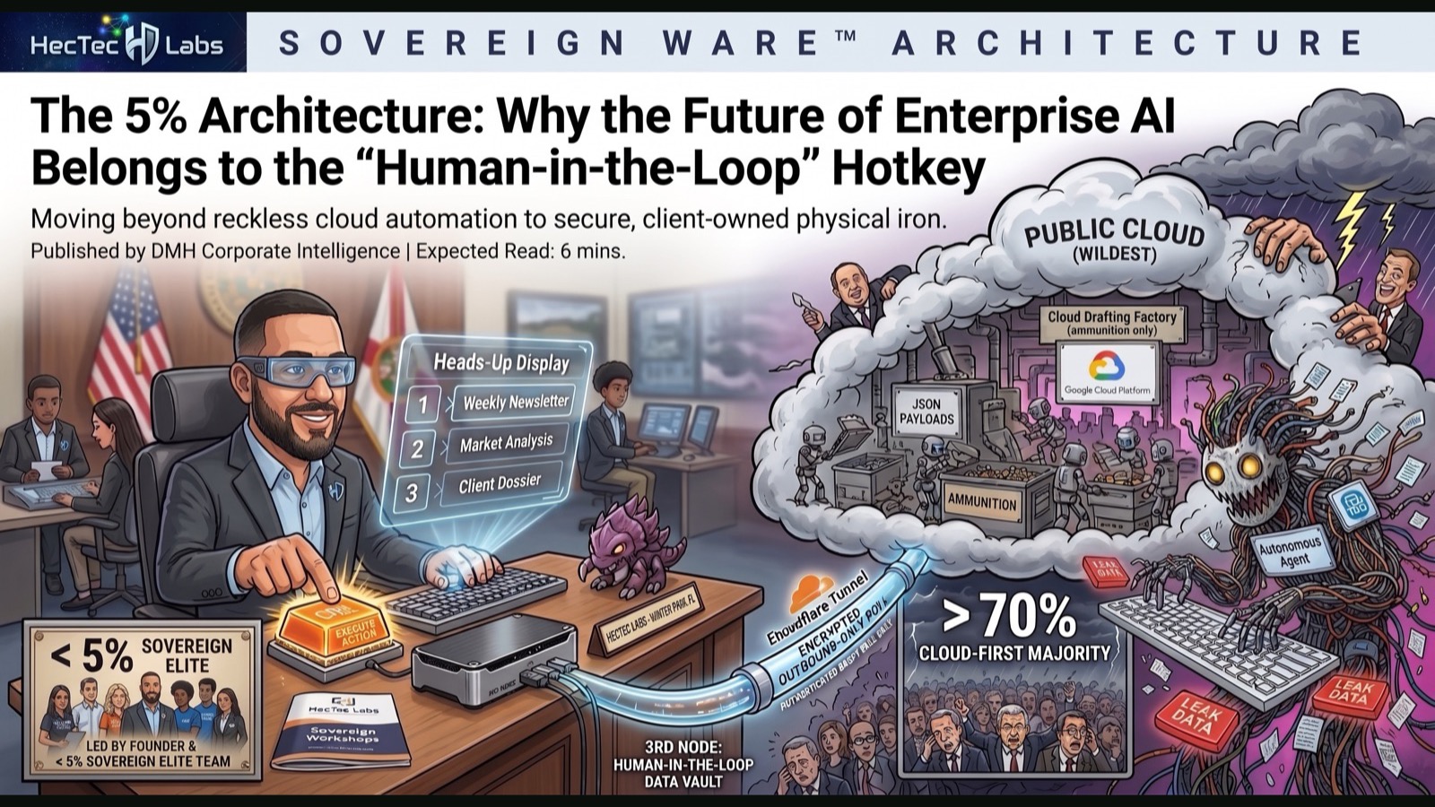 The 5% Architecture: Why the Future of Enterprise AI Belongs to the Human-in-the-Loop Hotkey
