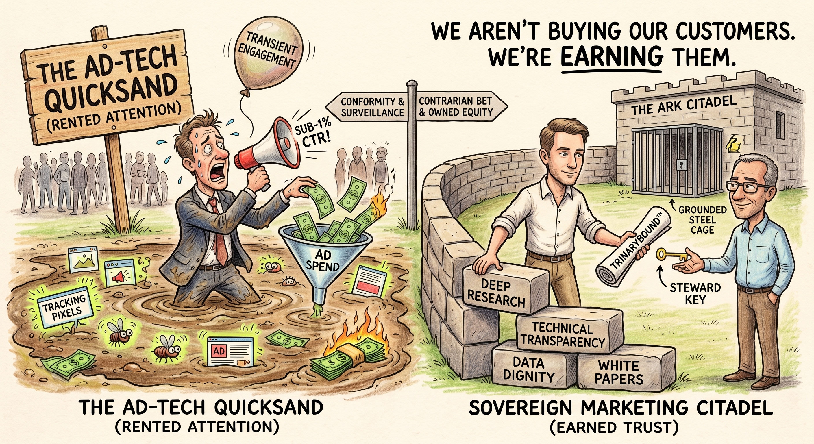 We Aren't Buying Our Customers. We're Earning Them.