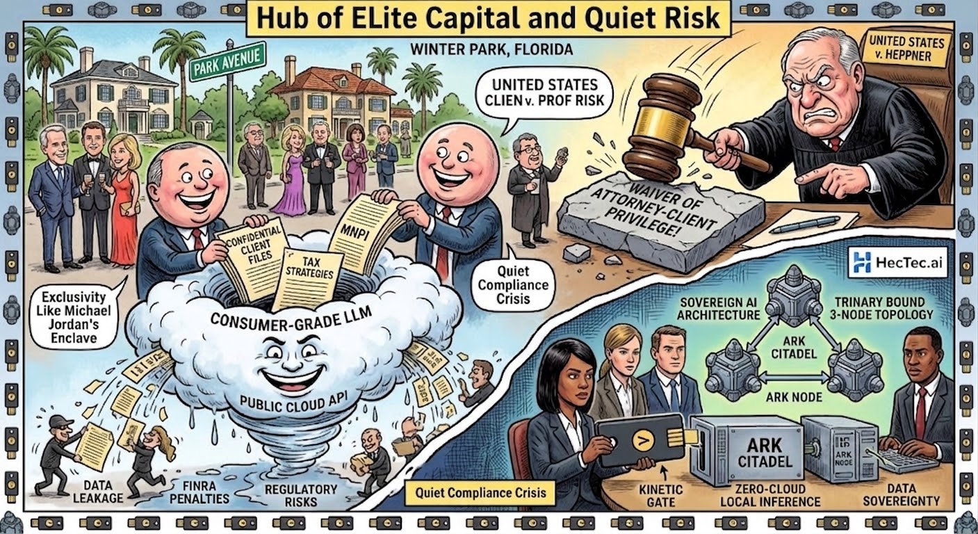 Winter Park Wealth Managers & Law Firms: Are You Handing Your Client Files to Public Cloud AI?